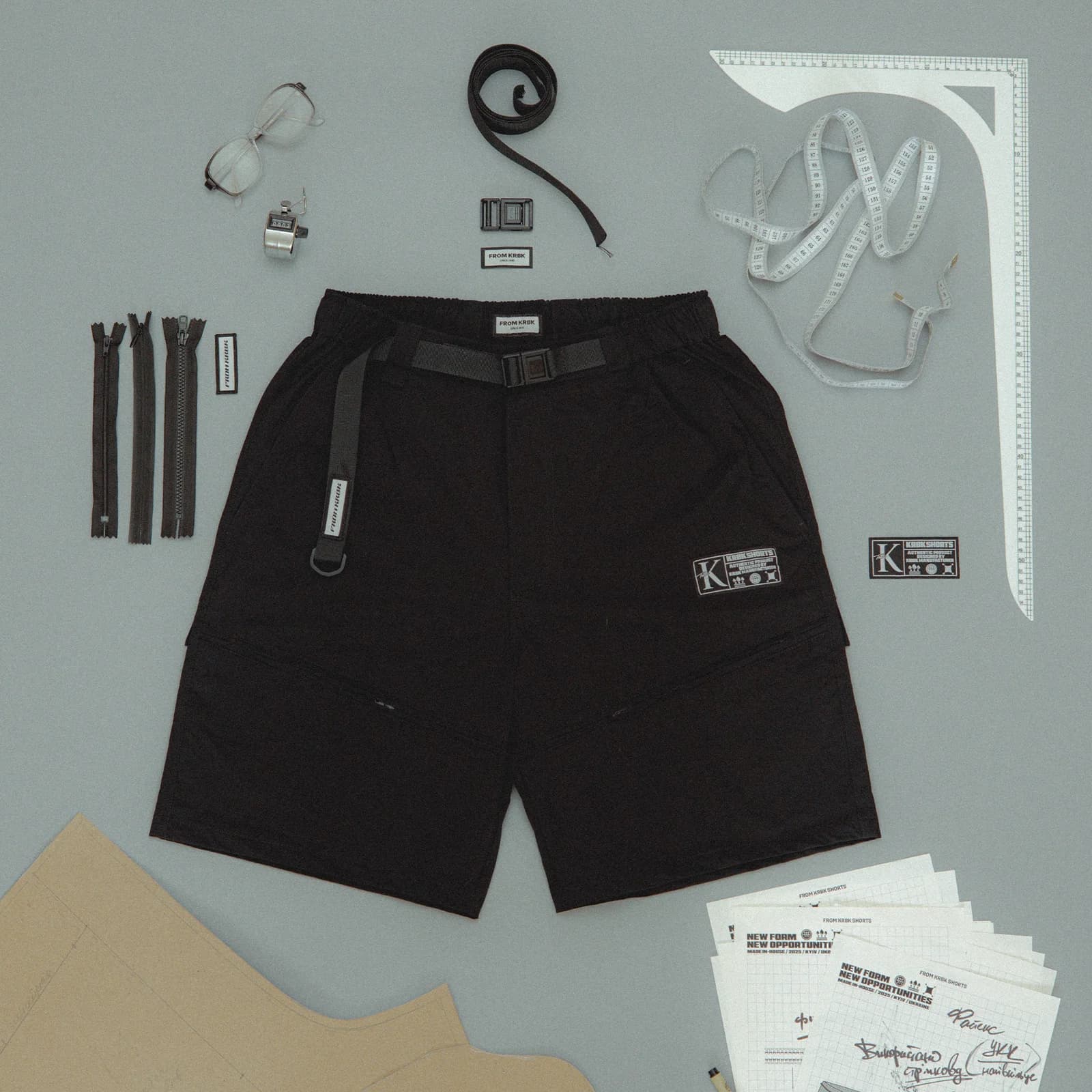 FROM KRBK SHORTS 02 / BLACK